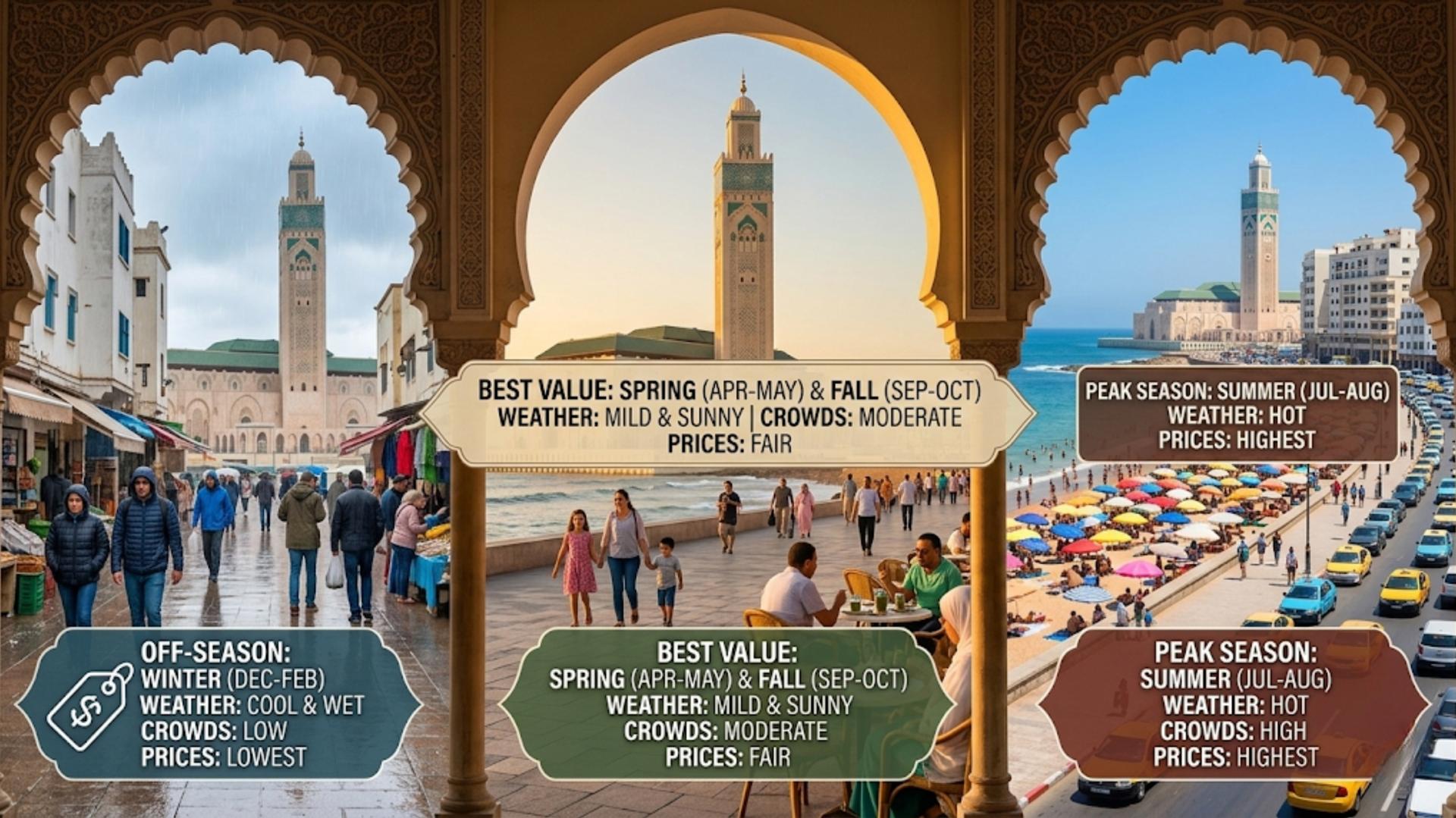 Best Time to Visit Casablanca: Weather, Crowds & Prices