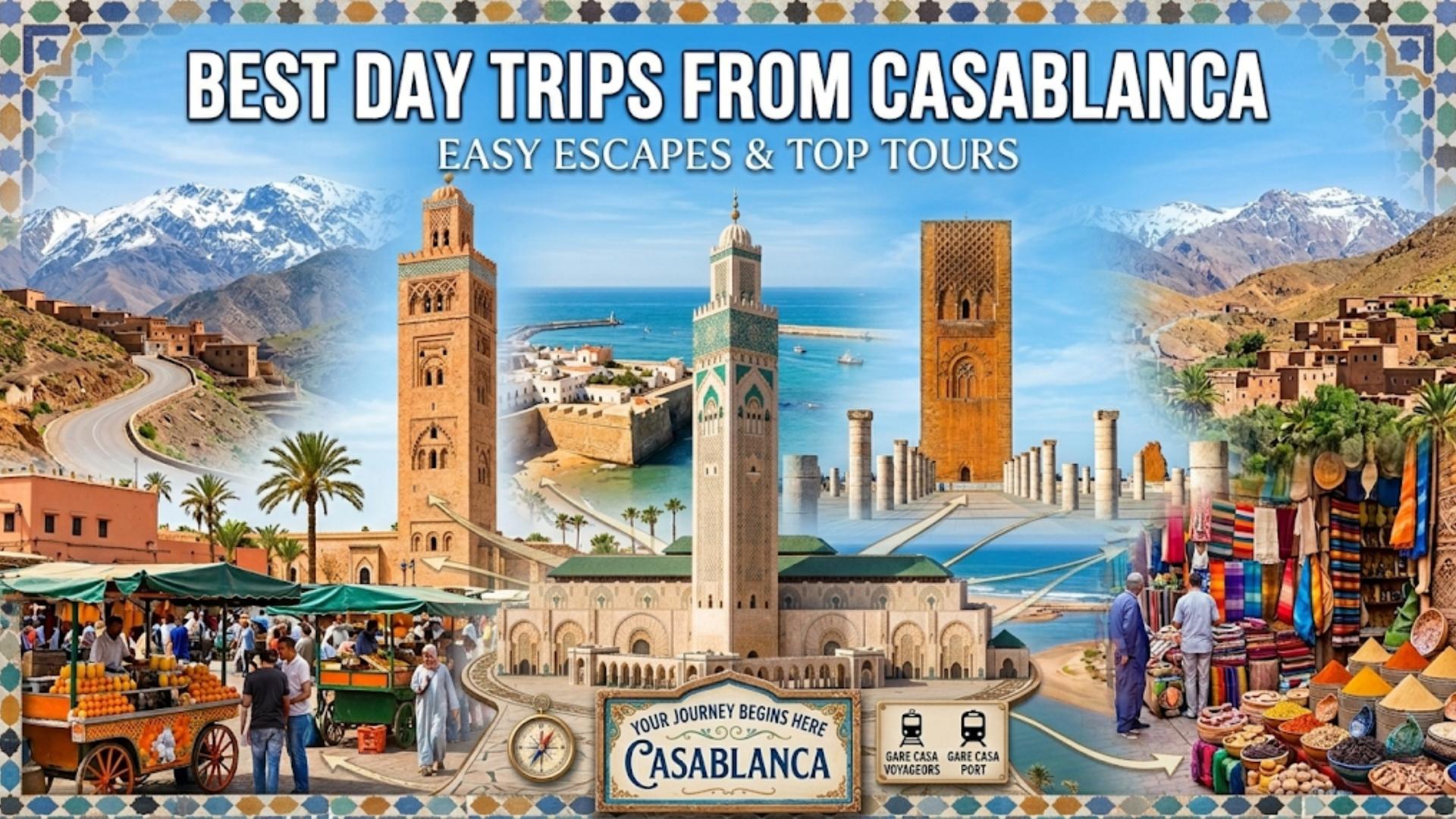 Best Day Trips From Casablanca: Easy Escapes & Top Tours