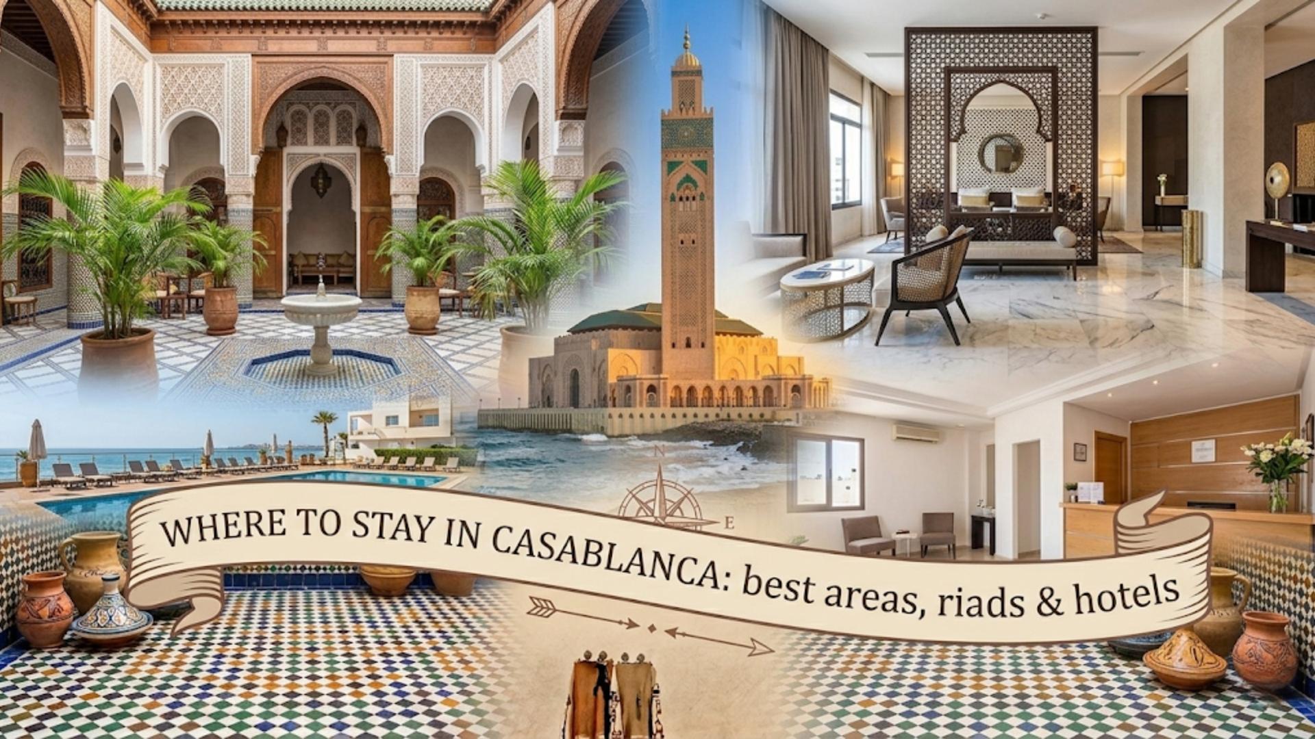 Where to Stay in Casablanca: Best Areas, Riads & Hotels