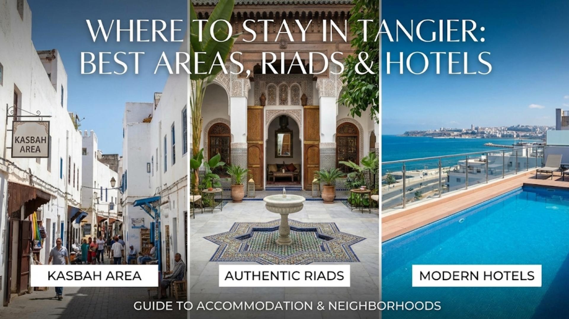Where to Stay in Tangier: Best Areas, Riads & Hotels 🌊