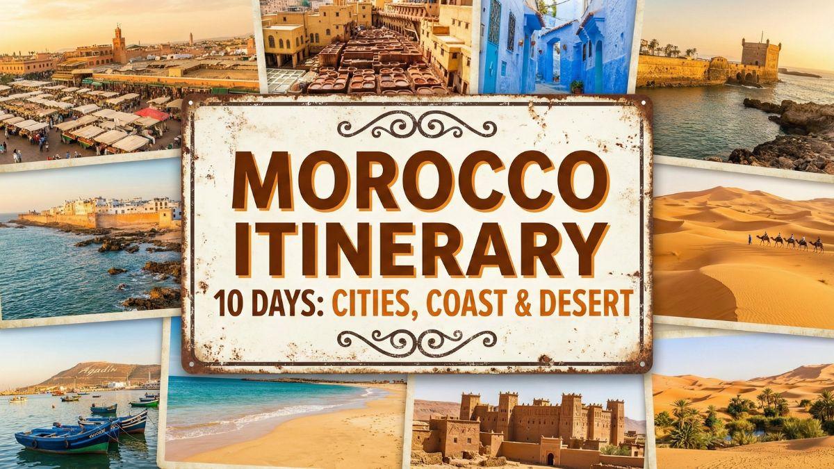The Ultimate Morocco Itinerary 10 Days: Cities, Coast & Sahara Desert Guide