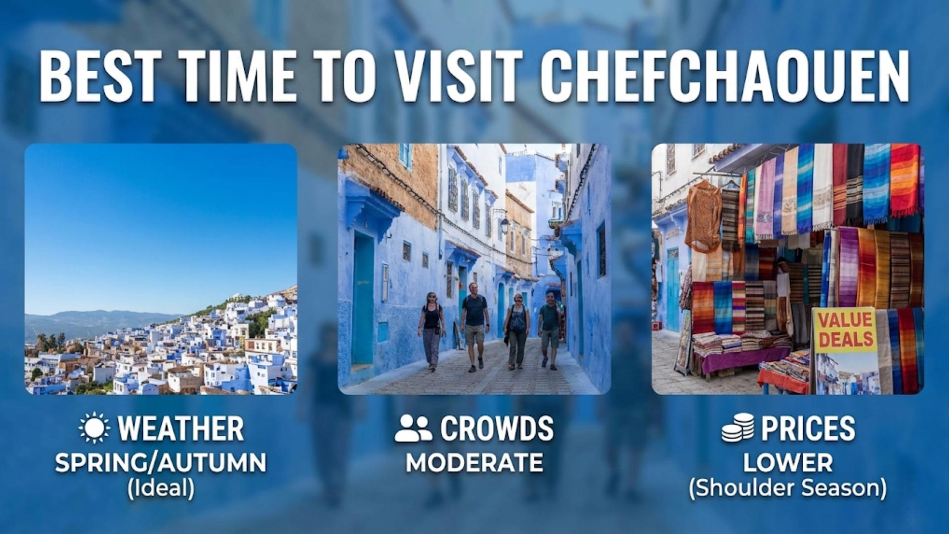 Best Time to Visit Chefchaouen: Weather, Crowds & Prices