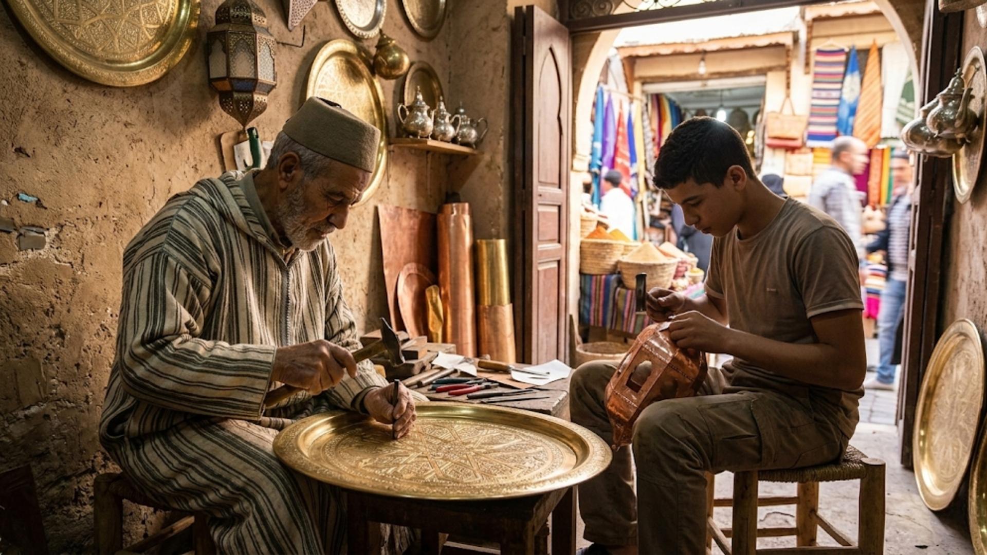 Exploring Moroccan Handicrafts: Artisans & Traditional Techniques